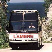 Photo of bus with Lamer name